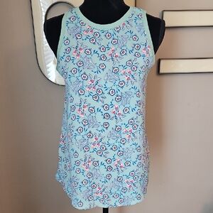 LOFT Lightweight Floral Tank Top - Women